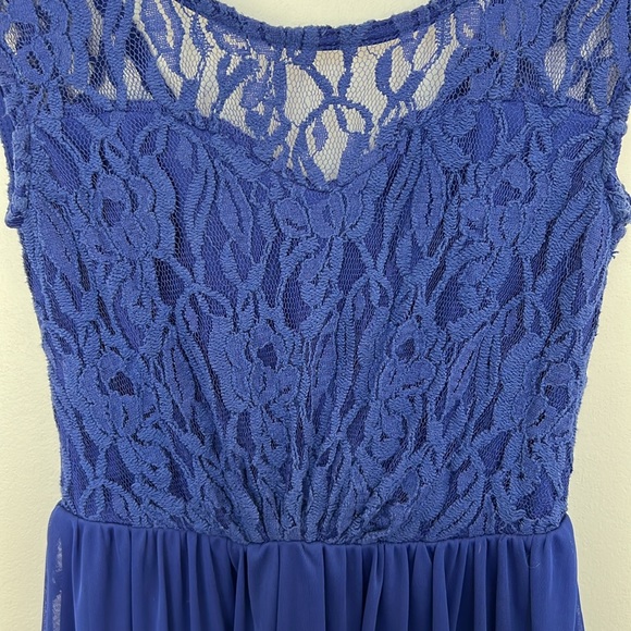 Eyeshadow Dress Blue Lace Small - Picture 3 of 4